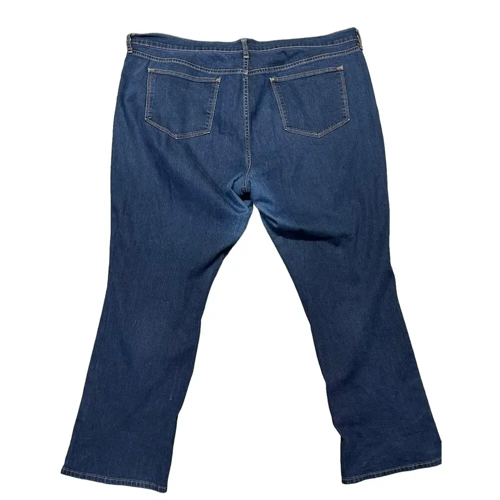 Old Navy The Flirt Bootcut Jeans Womens Size 20 Dark Wash Blue‎ Denim
